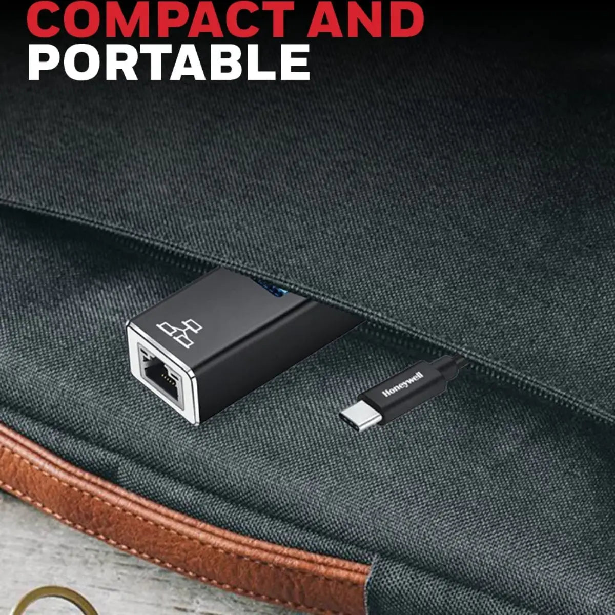 อุปกรณ์แปลงสัญญาณ Honeywell Type C to USB 3.0 Gigabit Ethernet Adapter