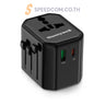 ปลั๊กพกพา Honeywell Universal World Travel Adapter 38W - SpeedCom