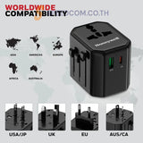 ปลั๊กพกพา Honeywell Universal World Travel Adapter 38W - SpeedCom