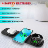 แท่นชาร์จ Honeywell Zest Wireless 3 in 1 Foldable Charger - SpeedCom