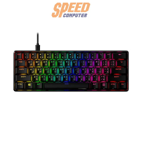 คีย์บอร์ด HyperX Alloy Origins 60 Aqua 56R61AA - ABA สีดำ - SpeedCom