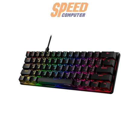 คีย์บอร์ด HyperX Alloy Origins 60 Aqua 56R61AA - ABA สีดำ - SpeedCom