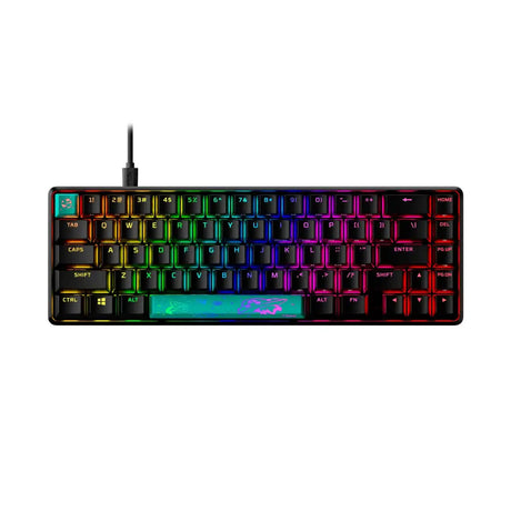 คีย์บอร์ด HyperX Alloy Origins Aqua 65 สีดำSpeedCom