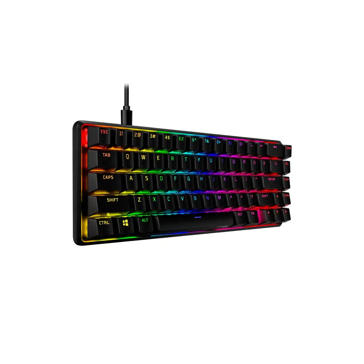 คีย์บอร์ด HyperX Alloy Origins Aqua 65 สีดำSpeedCom