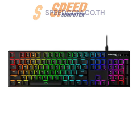 คีย์บอร์ด HyperX Alloy Origins Mechanical Red Switch สีดำ - SpeedCom