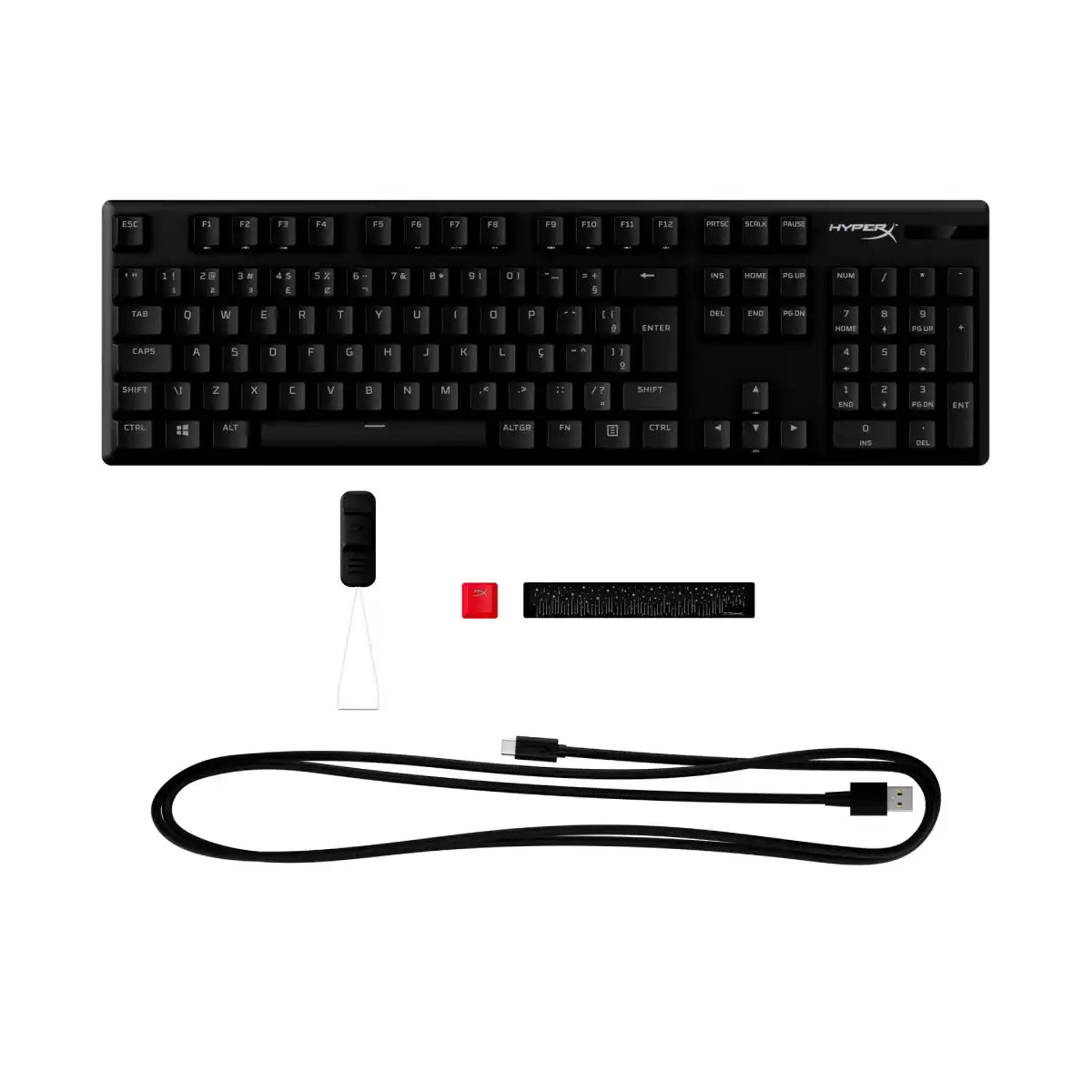 คีย์บอร์ด HyperX Alloy Origins PBT สีดำSpeedCom
