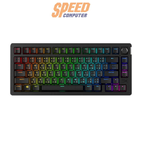 คีย์บอร์ด HyperX Alloy Rise75 (91Y91AA) Wireless Gaming สีดำ - SpeedCom