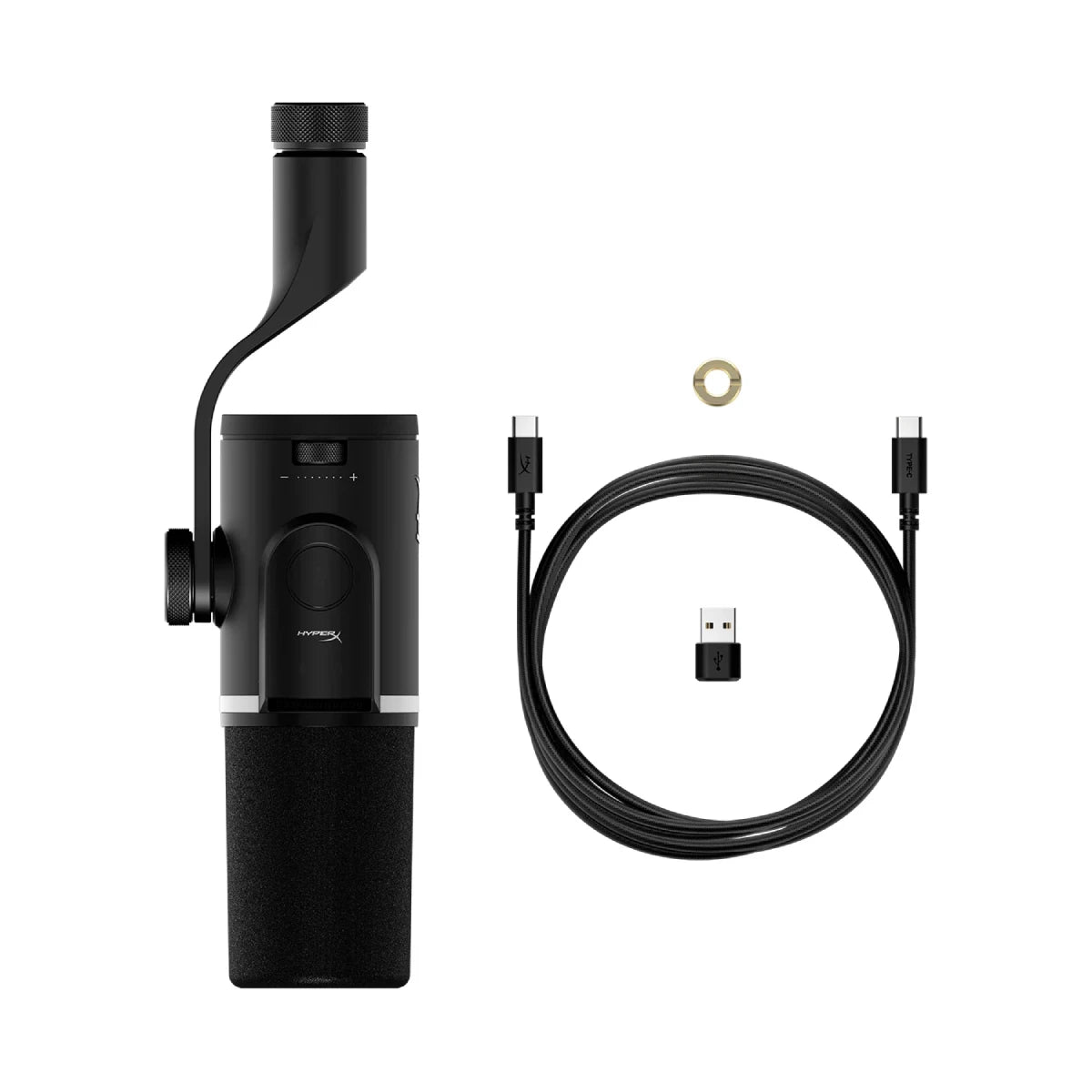 ไมโครโฟน HyperX GAMING MICROPHONE FLIPCAST สีดำ - SpeedCom