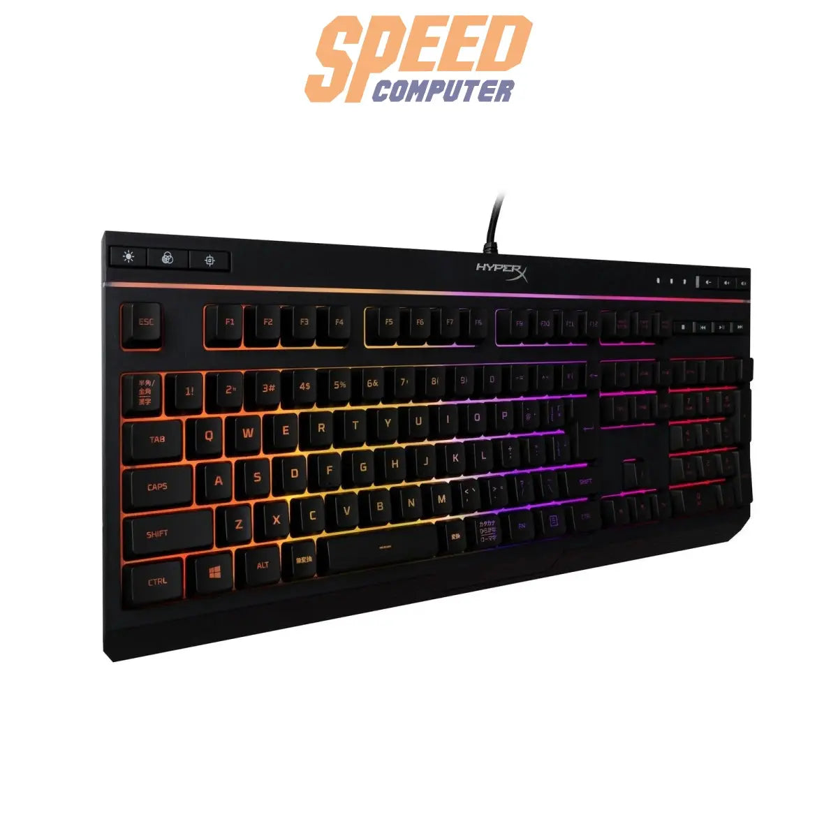 คีย์บอร์ด HyperX Gaming Alloy Core Rgb Us 4p4f5aa - aba สีดำ - SpeedCom