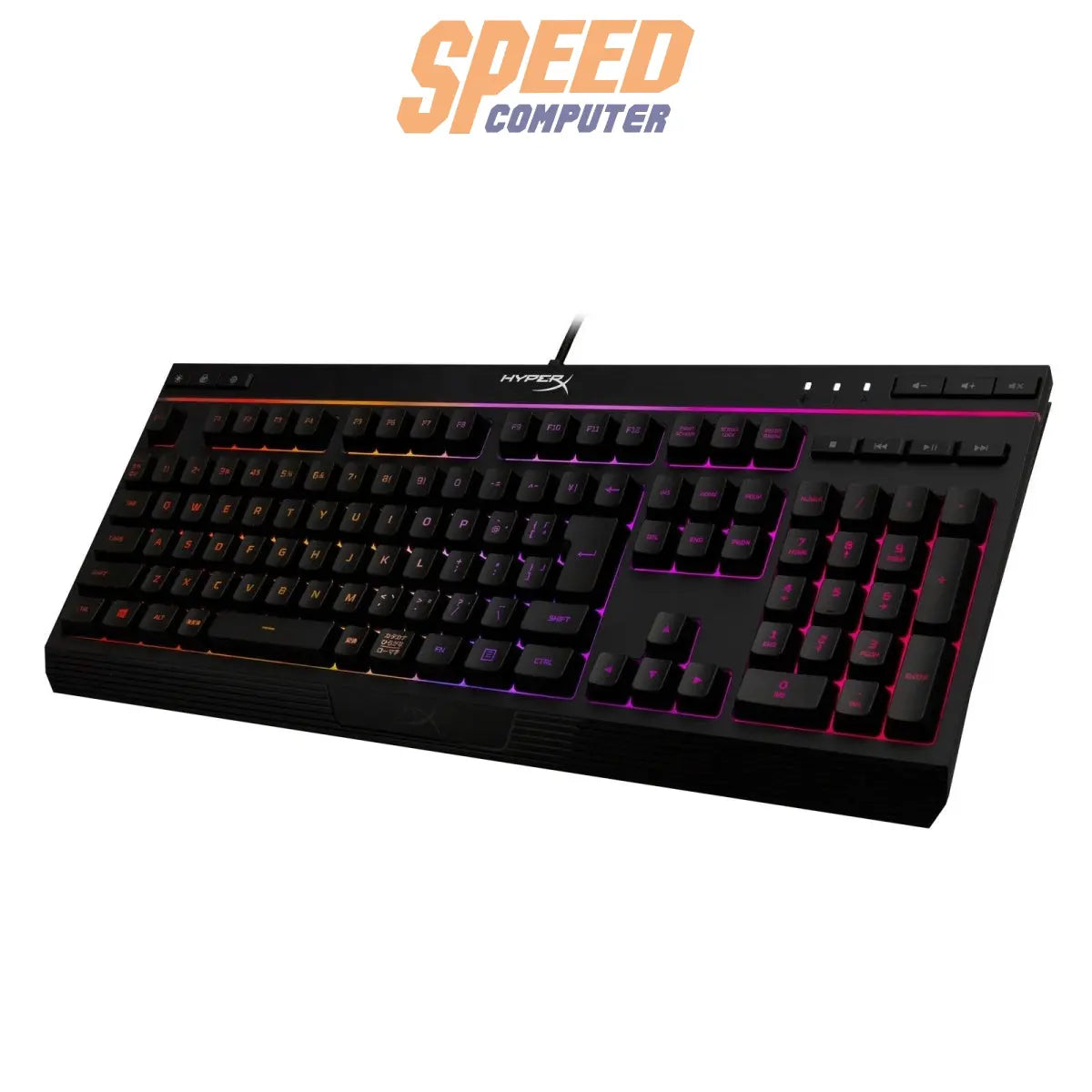 คีย์บอร์ด HyperX Gaming Alloy Core Rgb Us 4p4f5aa - aba สีดำ - SpeedCom
