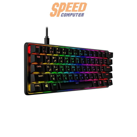คีย์บอร์ด HyperX Gaming Alloy Origins 60 Red Linear Sw ( Us ) - SpeedCom