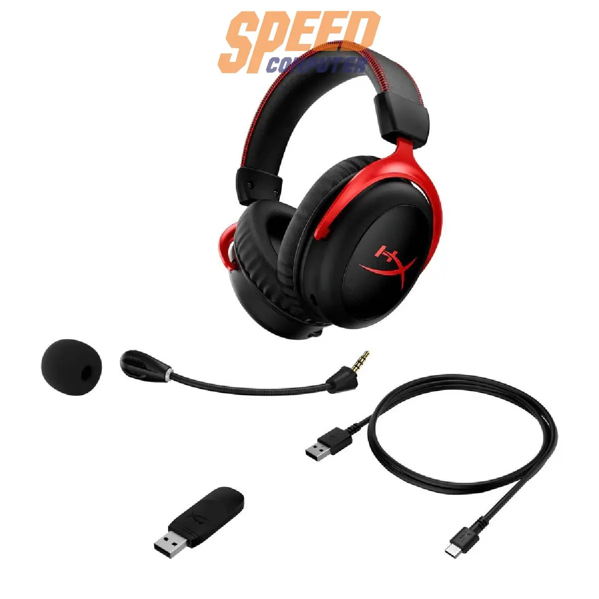 หูฟัง HyperX Gaming Headset Cloud II Wireless สีดำ - SpeedCom