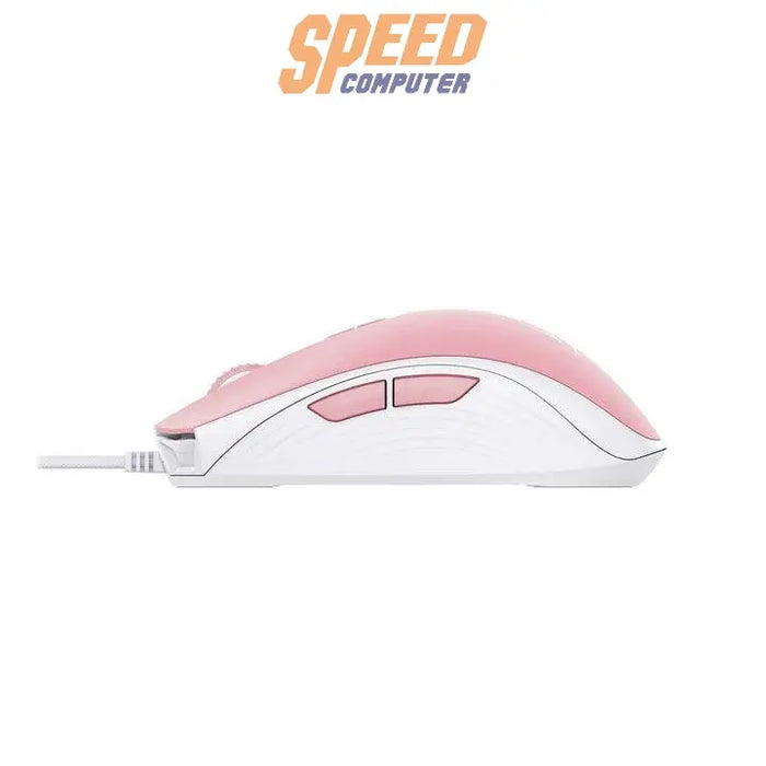 เมาส์ HyperX Gaming Pulsefire สีชมพู (White Pink) - SpeedCom