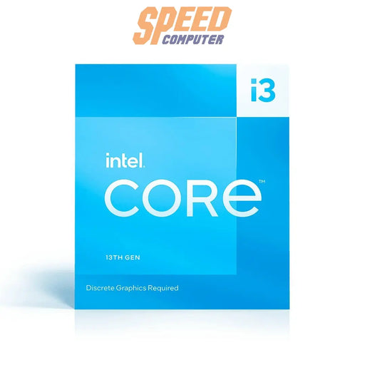 ซีพียู INTEL CORE i3-13100F 3.4 GHz 4C/8T LGA1700 BX8071513100F - SpeedCom