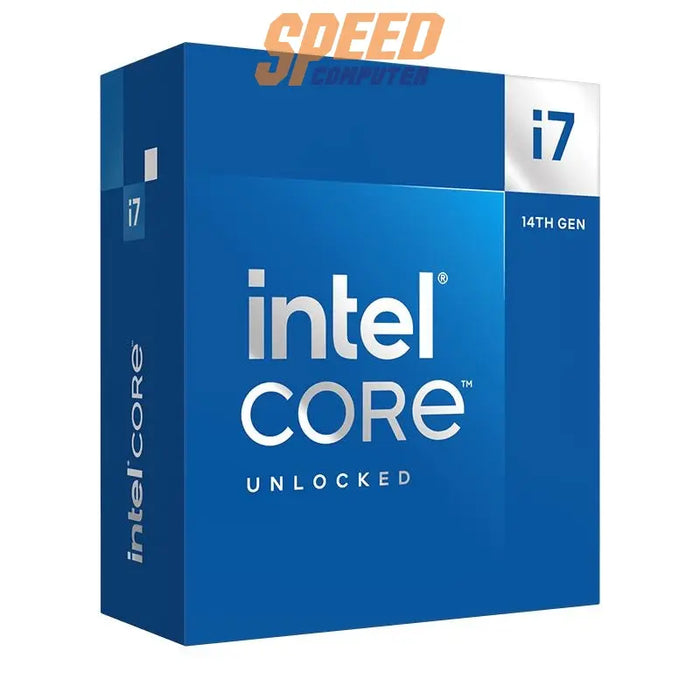 ซีพียู INTEL CORE i7-14700K 3.4 GHz 20C/28T LGA1700 BX8071514700K - SpeedCom