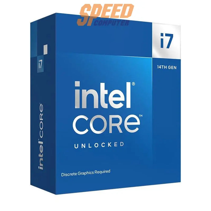 ซีพียู INTEL CORE i7-14700KF 3.4 GHz 20C/28T LGA1700 BX8071514700KF - SpeedCom