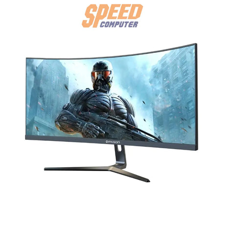 จอมอนิเตอร์เกมมิ่ง IPSON รุ่น E3025W-M ขนาด 29.5 นิ้ว พาเนล VA จอโค้ง รีเฟรชเรต 200Hz สีดำ มอบประสบการณ์การเล่นเกมลื่นไหล