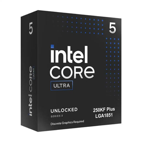 ซีพียู Intel Core Ultra 5 250KF Plus 30M LGA1851 (BX80768250KF)