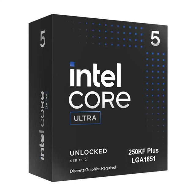 ซีพียู Intel Core Ultra 5 250KF Plus 30M LGA1851 (BX80768250KF)