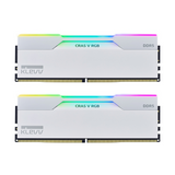 หน่วยความจำ แรม พีซี KLEVV CRAS V RGB DDR5 128GB (64GBx2) 6000MHz สีขาว - SpeedCom