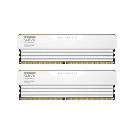 หน่วยความจำ แรม พีซี KLEVV URBANE V RGB DDR5 32GB 6000MHz สีขาว