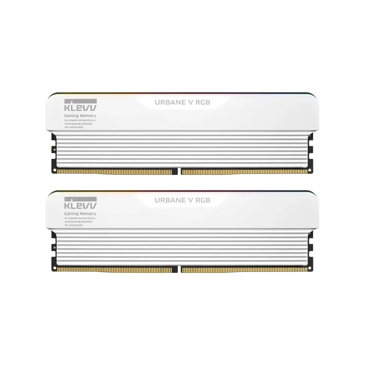 หน่วยความจำ แรม พีซี KLEVV URBANE V RGB DDR5 32GB 6000MHz สีขาว
