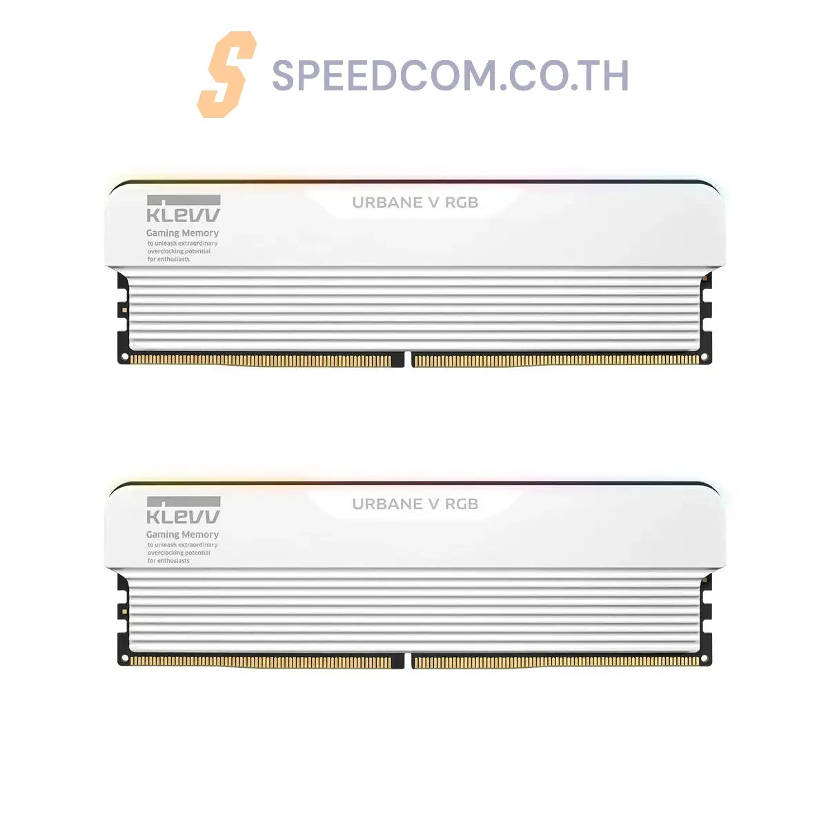 หน่วยความจำ แรม พีซี KLEVV URBANE V RGB DDR5 32GB 6400MHz สีขาว
