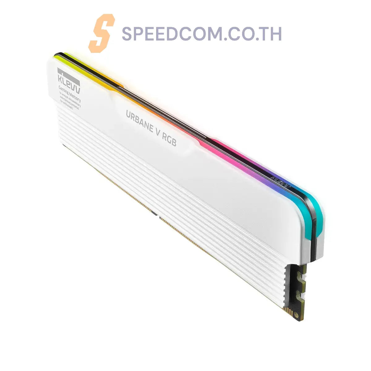 หน่วยความจำ แรม พีซี KLEVV URBANE V RGB DDR5 32GB 6400MHz สีขาว