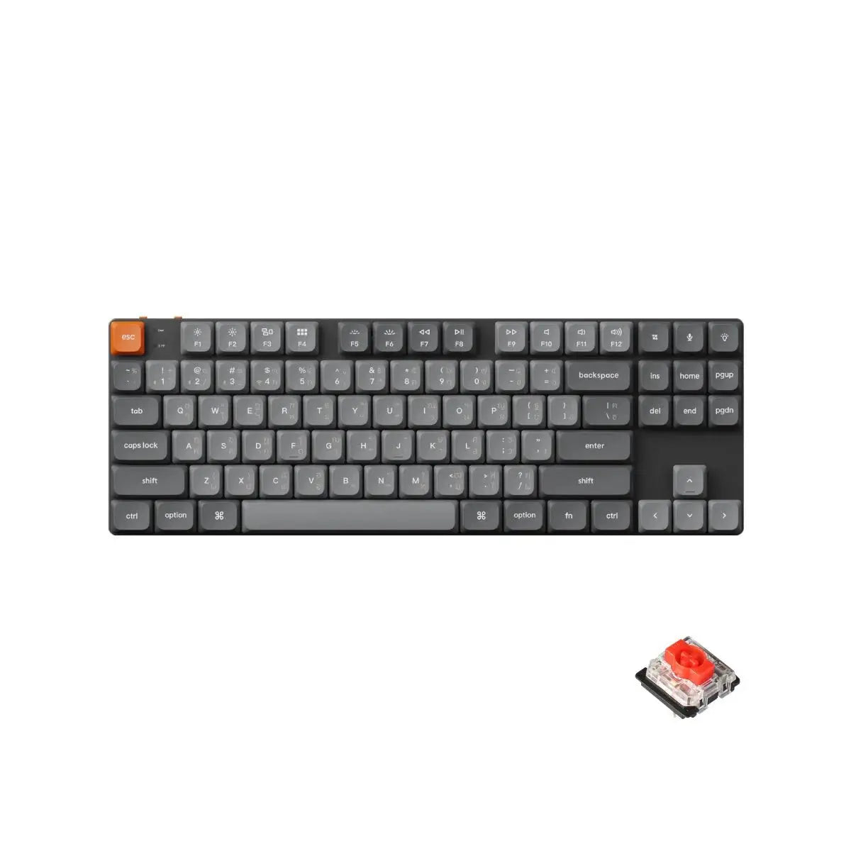 【美品】Keychron K1 Max K1M-H1 ワイヤレスメカニカルキーボード〈赤軸〉 Keyboard Wireless Keychron K1 Max K1M-H1TH Red Switch - SpeedCom