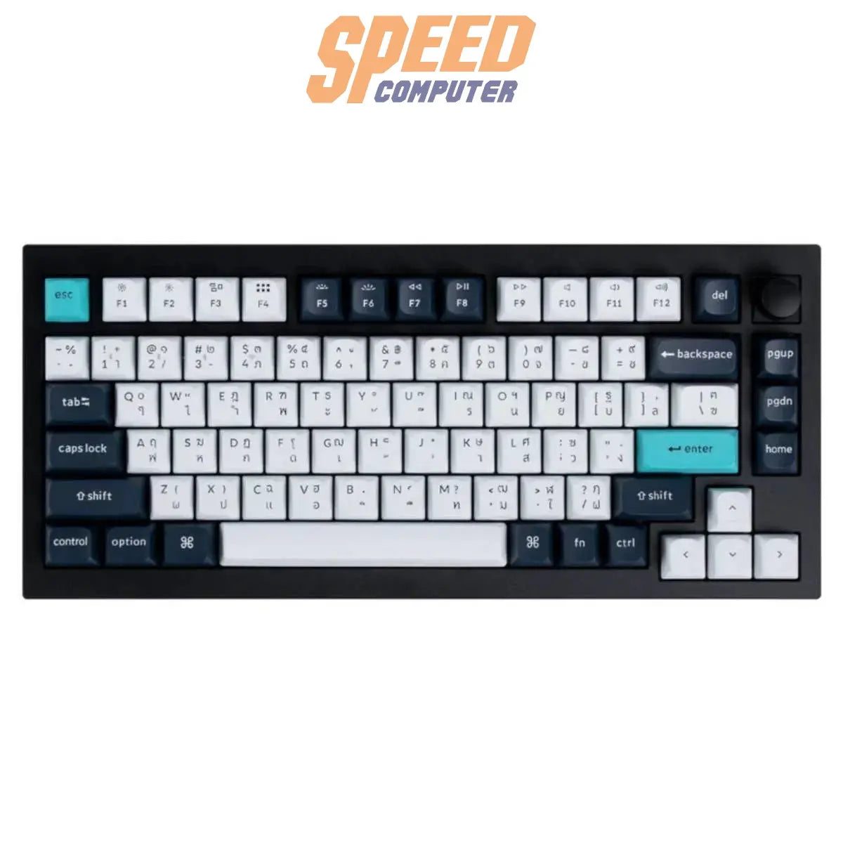 パソコン Keychron Q1  Max キーボード Q1 Max(バナナ軸) シェルホワイト Q1M-P4-JIS [有線