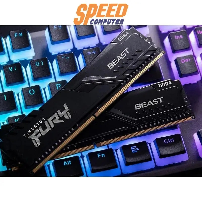 Kingston FURY BEAST 16GB DDR4 PC Memory KF436C17BBK2/16 – SpeedCom