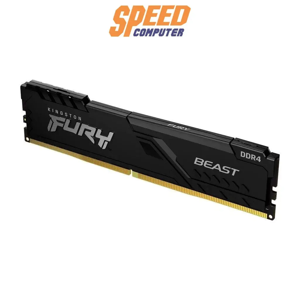 หน่วยความจำ แรม พีซี Kingston FURY BEAST 16GB(8GBX2) DDR4 BUS3600MHz KF436C17BBK2/16 สีดำ - SpeedCom