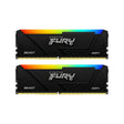หน่วยความจำ แรม พีซี Kingston FURY BEAST RGB 32GB(16GBX2) DDR4 3200MHz