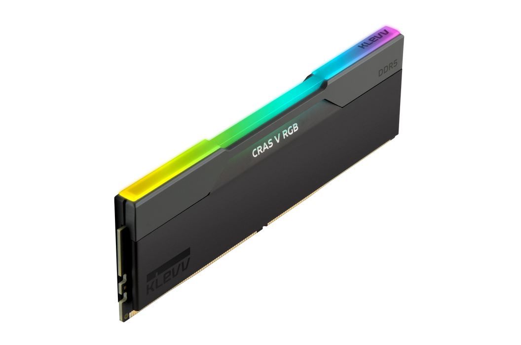 Memory RAM PC KLEVV CRAS V RGB 48GB (24GBX2) DDR5 6000MHz KD5KGUD80-60A300G Black