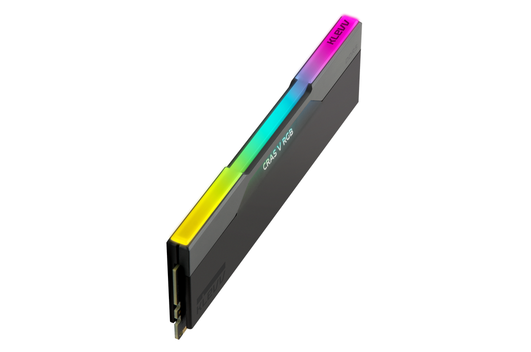 หน่วยความจำ แรม พีซี KLEVV CRAS V RGB 64GB (32GBX2) DDR5 6000MHz KD5BGUA80-60A300G สีดำ