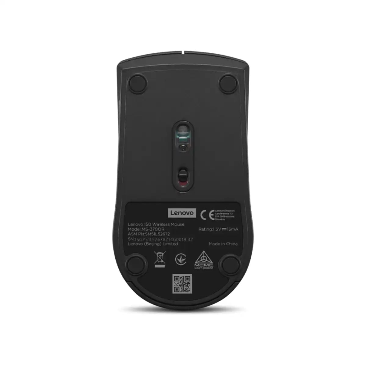เมาส์ Lenovo 150 Wireless Mouse (GY51L52638) สีดำ