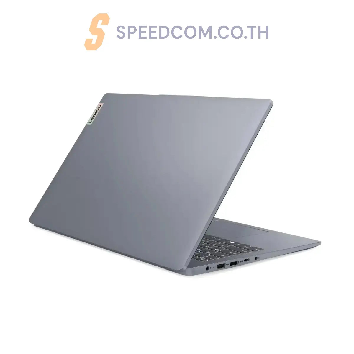 โน๊ตบุ๊ค Lenovo IdeaPad Slim 3 15AMN8-82XQ00T4TA Ryzen 5 สีเทา (Arctic Grey) - SpeedCom