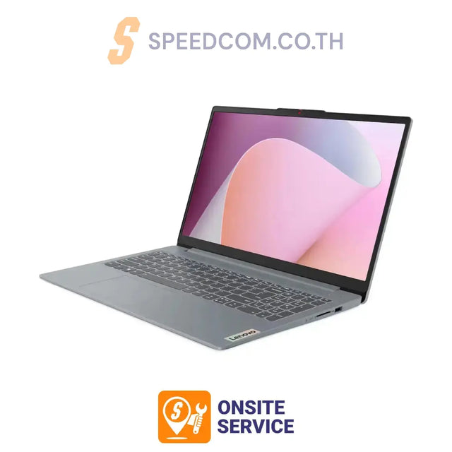 โน๊ตบุ๊ค Lenovo IdeaPad Slim 3 15AMN8-82XQ00T4TA Ryzen 5 สีเทา (Arctic Grey)SpeedCom