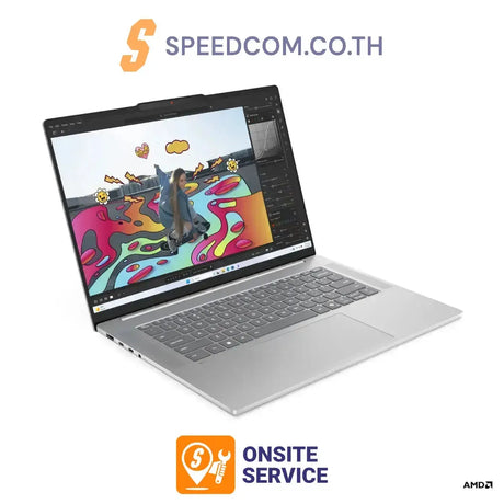 โน๊ตบุ๊ค Lenovo IdeaPad Slim 5 15ARP10-83J3000HTA Ryzen 7 สีเทา (Cloud Grey)SpeedCom