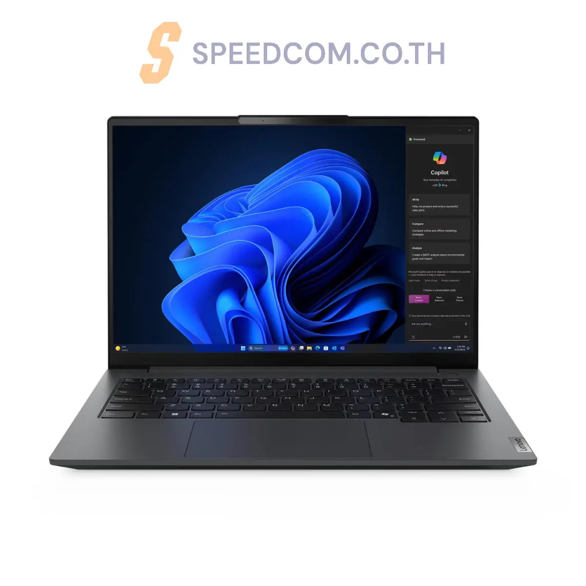 โน๊ตบุ๊ค  Lenovo K14 GEN3-21KMS02J00 i5 สีดำ (ฺBlack) - SpeedCom