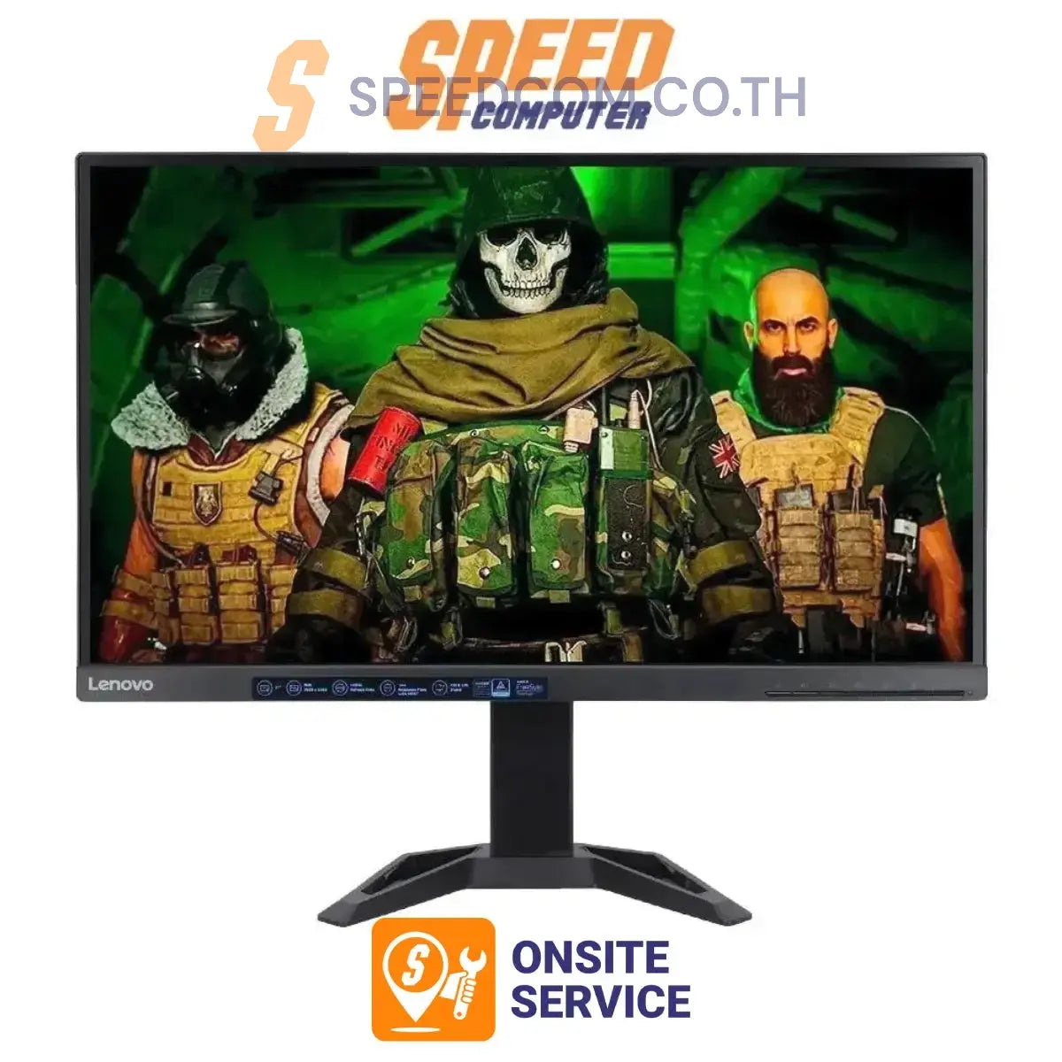 จอมอนิเตอร์ Lenovo LNV-66E7GAC2TH-G27-30 27.0" VA 165Hz สีดำSpeedCom