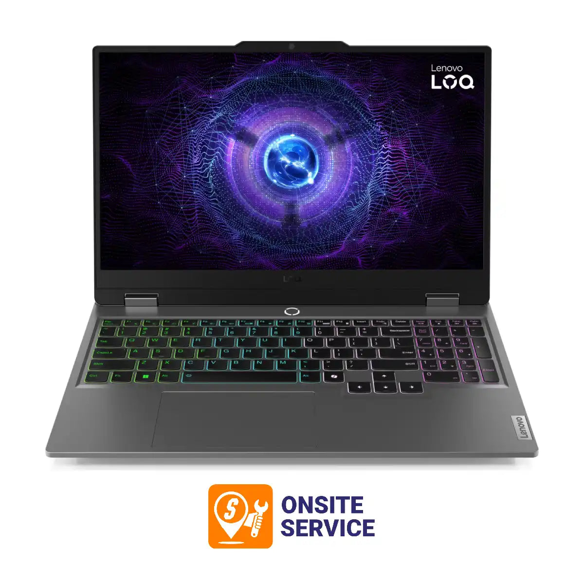 โน๊ตบุ๊ค Lenovo LOQ 15IRX9-83DV019YTA i7 Gen13 สีเทา (Luna Grey)