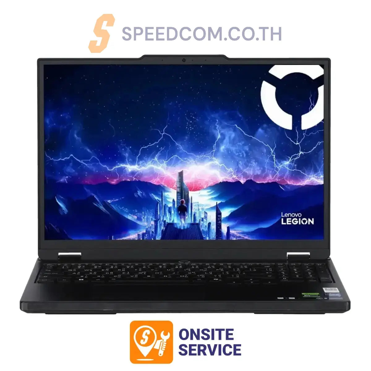 โน๊ตบุ๊ค Lenovo Legion 5 15IRX10-83LY00HHTA i9 Gen14 สีดำ (Eclipse Black)SpeedCom