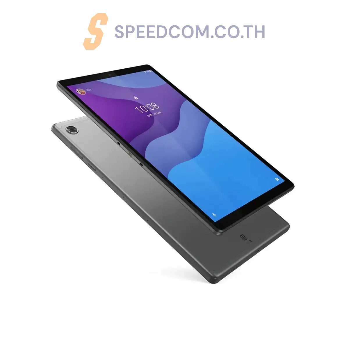 แท็บเล็ต Lenovo M10 TB-X306X-ZA6V0098TH Helio P22T สีเทา (Iron Gray)