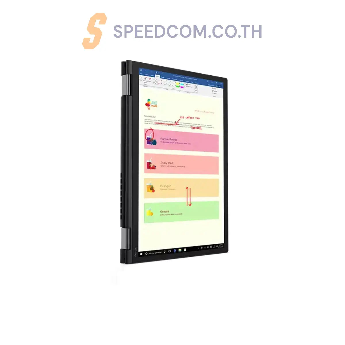 โน๊ตบุ๊ค Lenovo ThinkPad X13 G2 Yoga 20W9S3DX00 i7-1165G7 สีดำ - SpeedCom