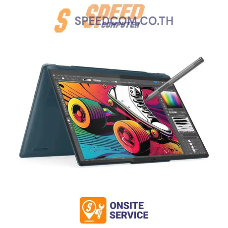 โน๊ตบุ๊ค Lenovo Yoga 7 14IML9-83DJ001MTA Ultra5 สีน้ำเงิน (Tidal Teal) - SpeedCom