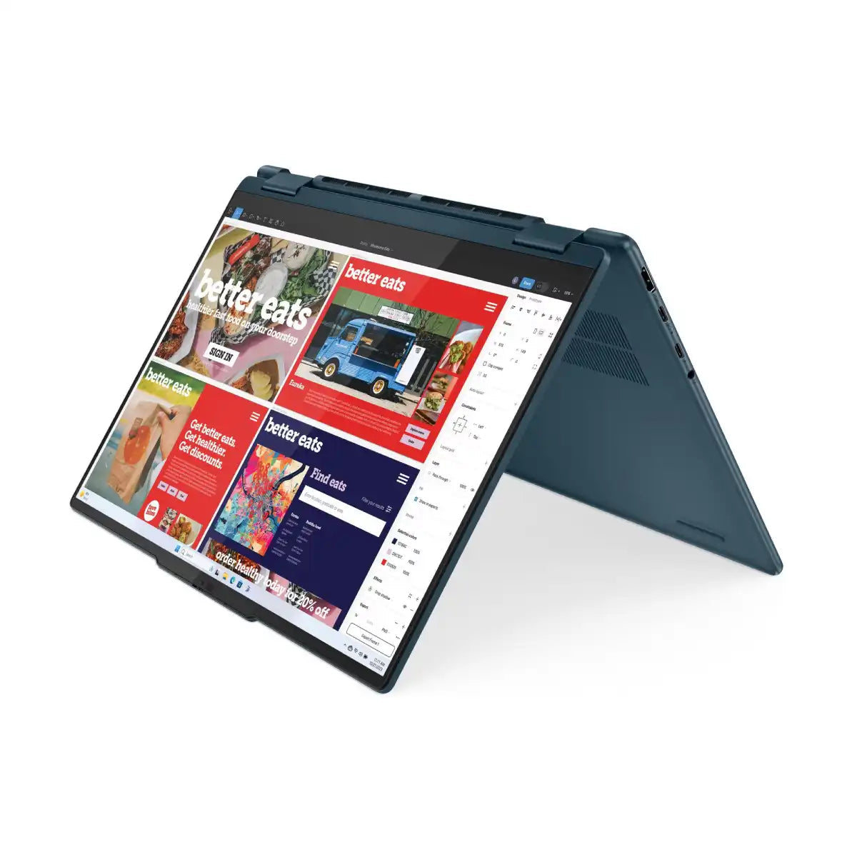 โน๊ตบุ๊ค Lenovo Yoga 7 14IML9-83DJ001MTA Ultra5 สีน้ำเงิน (Tidal Teal)SpeedCom