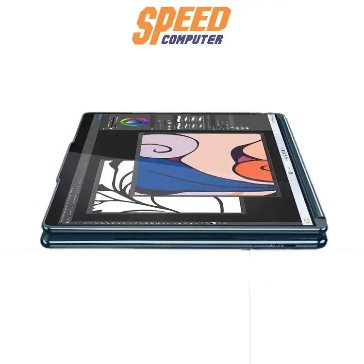 โน๊ตบุ๊ค Lenovo Yoga Book 9 13IMU9 83FF001TTA Ultra 7 สีน้ำเงิน (Tidal Teal) - SpeedCom