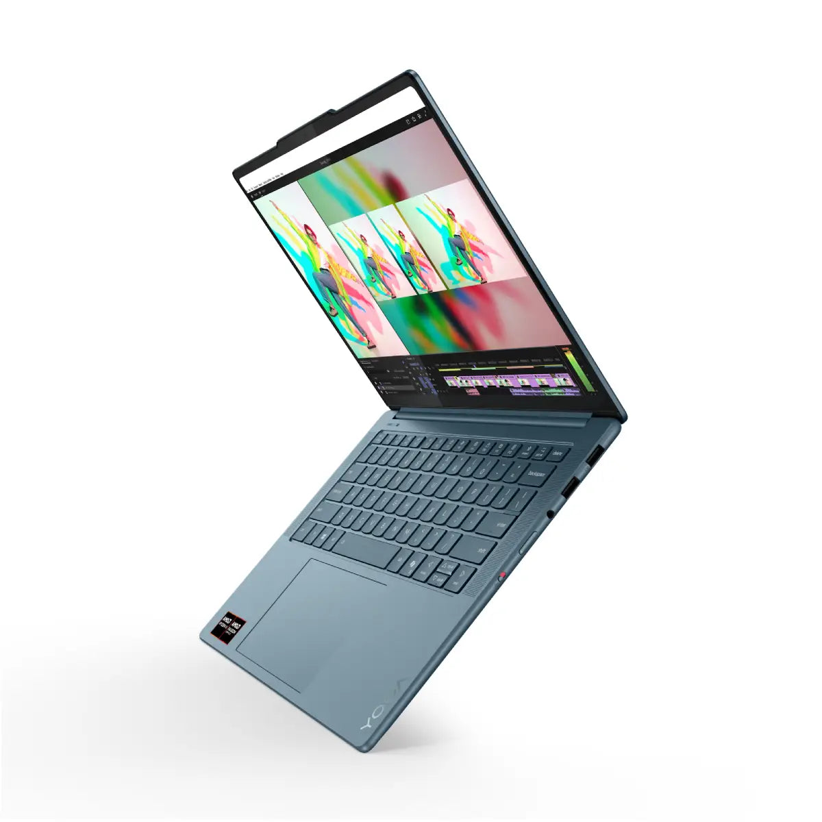 โน๊ตบุ๊ค Lenovo Yoga Pro 7 14AKP10 83KG0004TA Ryzen AI 7 สีน้ำเงิน (Tidal Teal) - SpeedCom