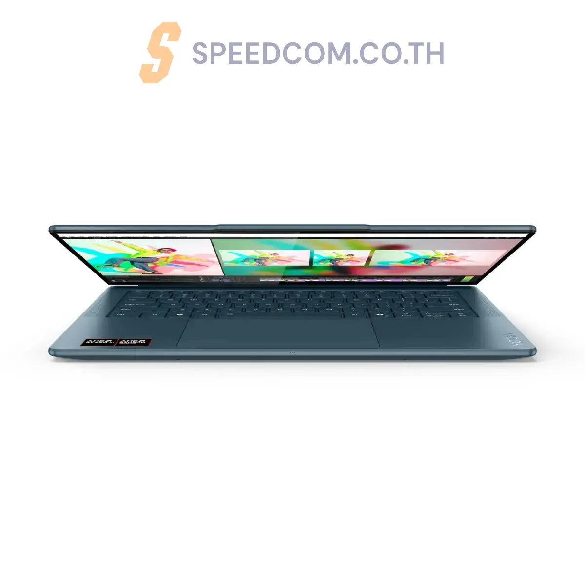 โน๊ตบุ๊ค Lenovo Yoga Pro 7 14AKP10 83KG0004TA Ryzen AI 7 สีน้ำเงิน (Tidal Teal) - SpeedCom